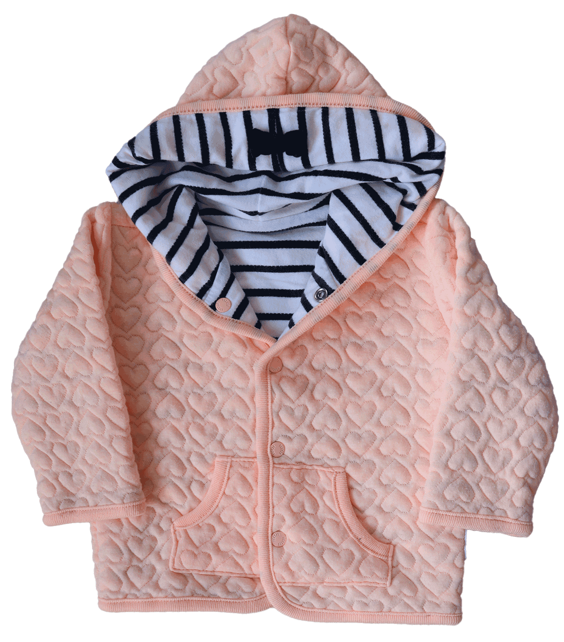 Feetje Reversible jasje. Een super leuke uitvoering die heerlijk is voor aankomend voorjaar. In deze comfortabele jas krijgt je kleintje het zeker niet koud maat 56