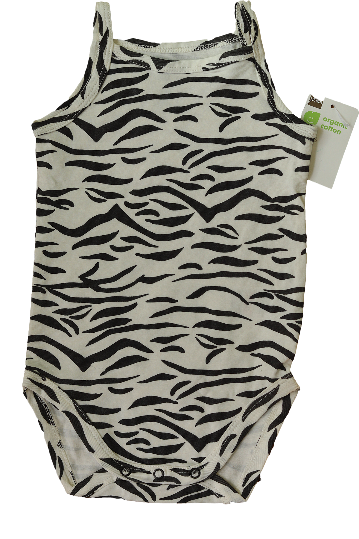 Hema Zebra romper in maat 62-68 is een zomerromper voor meisjes. Deze stoere romper heeft een modern zebra motief en is eenvoudig te combineren.