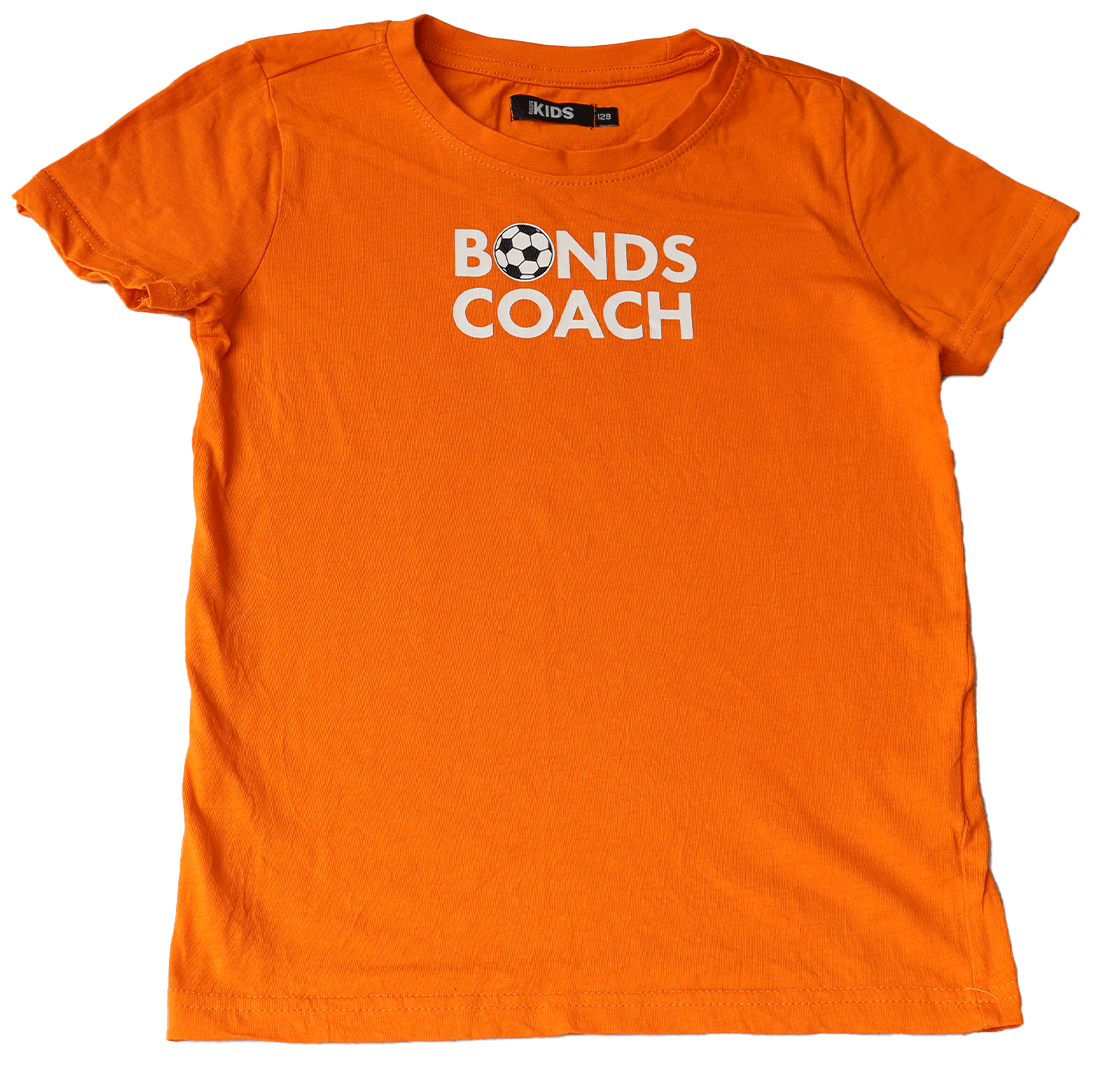 EK t-shirt oranje maat 128 Bonds coach