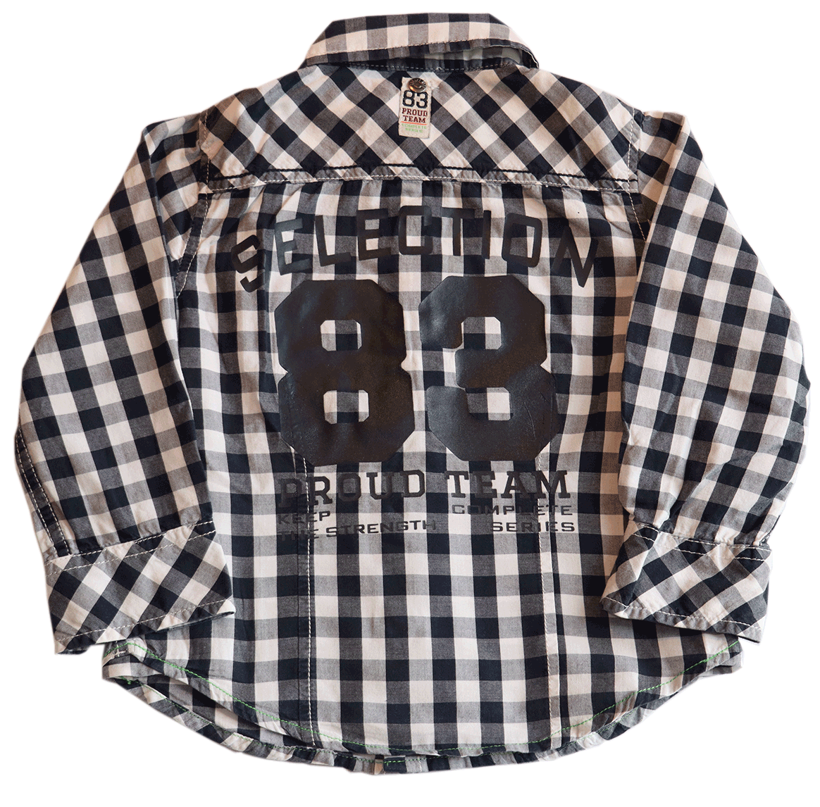 Europe Kids zwart-wit overhemd