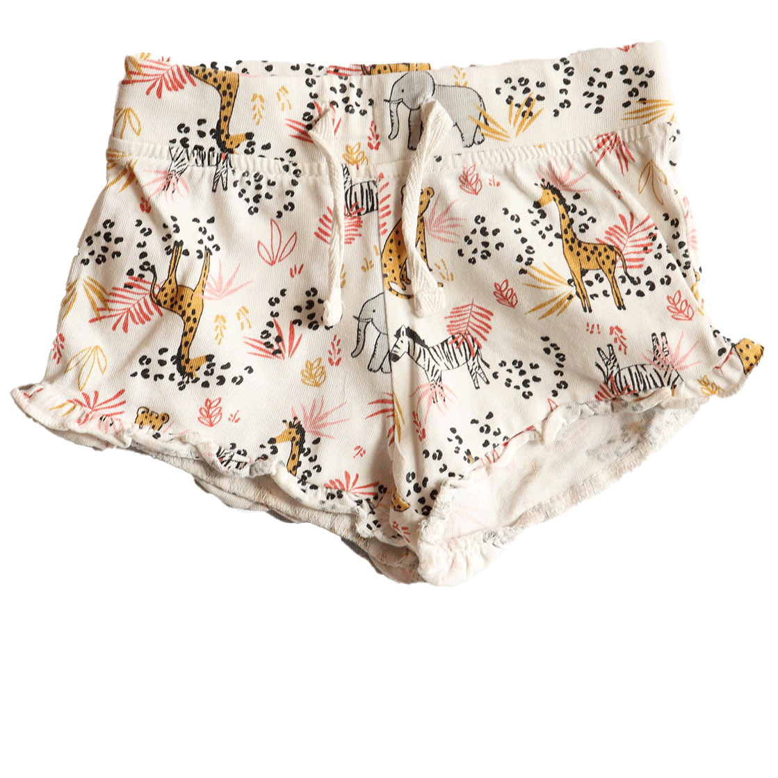 Short Afrika. Super schattig newborn short met een een leuk motief van dieren uit Afrika. Deze short is luchtig, stijlvol en comfortabel! Maat 68.