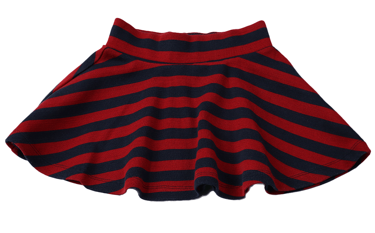 TOPitm rok blauw-rood. Is gemaakt van stevig katoen. Materiaal van hoogwaardige kwaliteit voor extra lang draag en speel plezier van dit item. Maat 110-116.