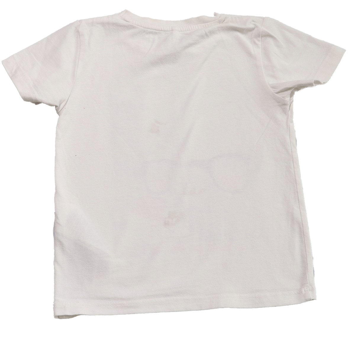 Name it T-shirt dino (achterkant) in maat 80. Dit shirt is gemaakt van katoen met elastaan en voelt daardoor comfortabel aan op de huid.