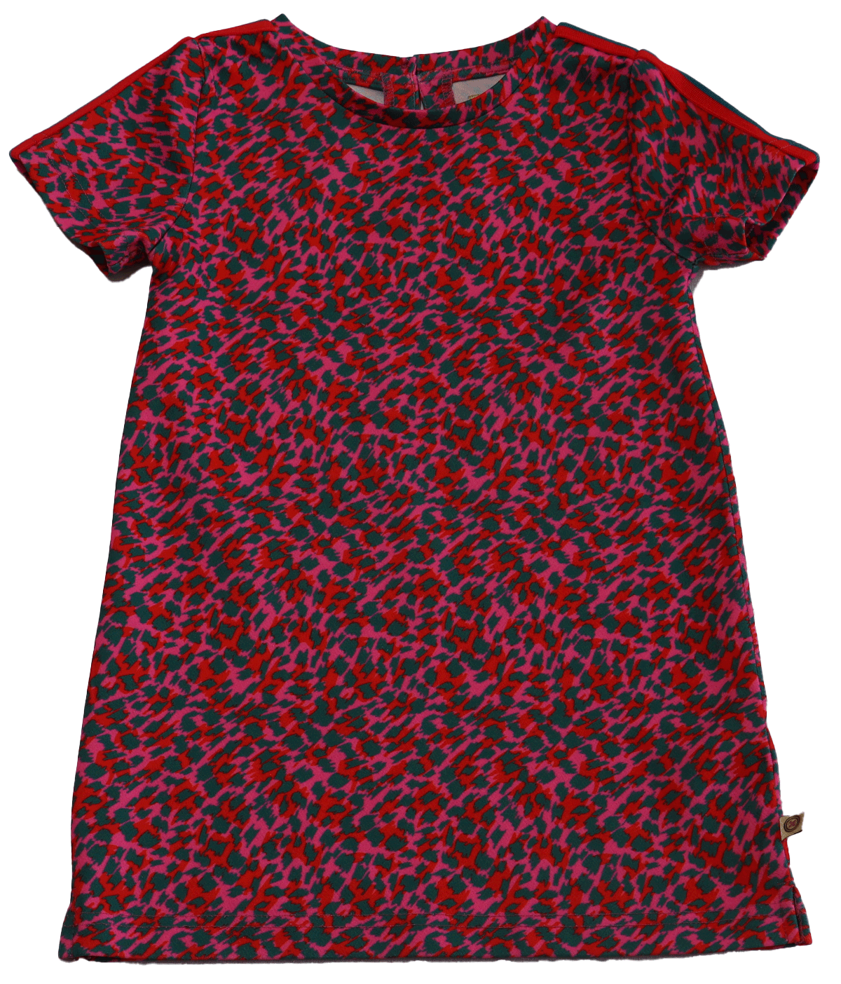 Le Big zomerjurk in maat 98-104. Door zijn stoere kleuren patroon een opvallend stoer exemplaar. Een echte eye-catcher voor deze zomer!