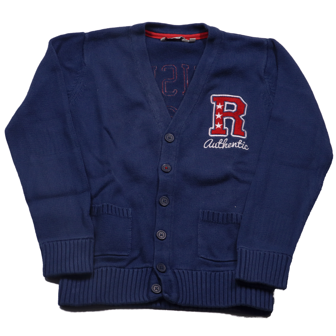 WE vest met V-hals in maat 134-140 voor jongens is een mooi donkblauwe vest. Gemaakt van stevig en dik katoen. Lekker warm in de winter.