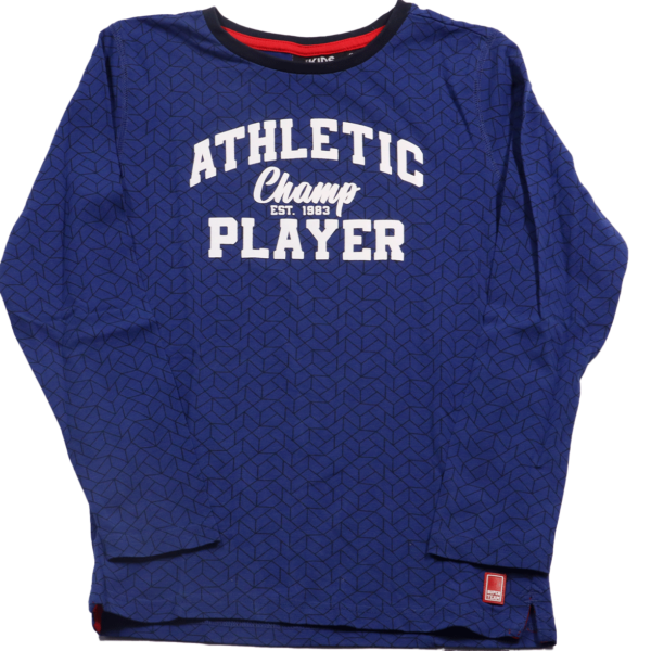 Europe Kids longsleeve Trapezium draagt maat 134-140 en is een mooi comfortabel en stijlvol shirt in top conditie. Stijlvol en ook nog duurzaam!