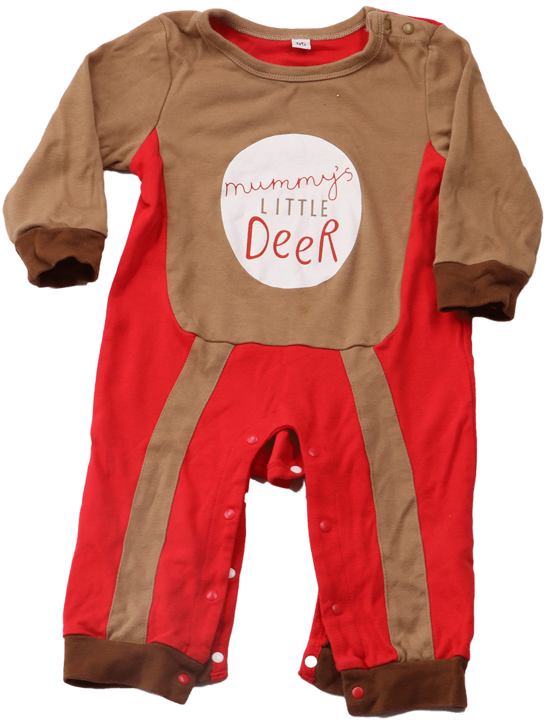 Little Deer pakje in maat 92-98 voor jongens. Deze kerst outfit kan je dragen als pyjama maar kan ook rustig gedragen worden tijdens het kerstdiner.