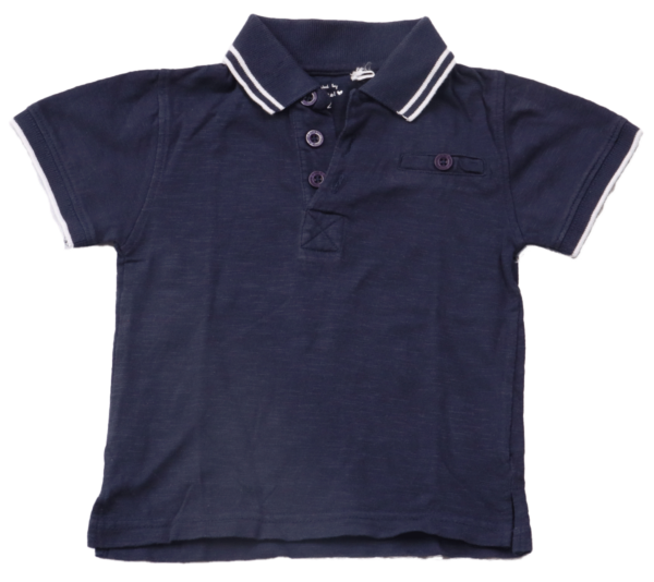 Donkerblauwe polo van Prenatal in maat 92 voor jongens. Deze polo is gedragen maar in nette staat. Duurzaam, comfortabel en stijlvol!