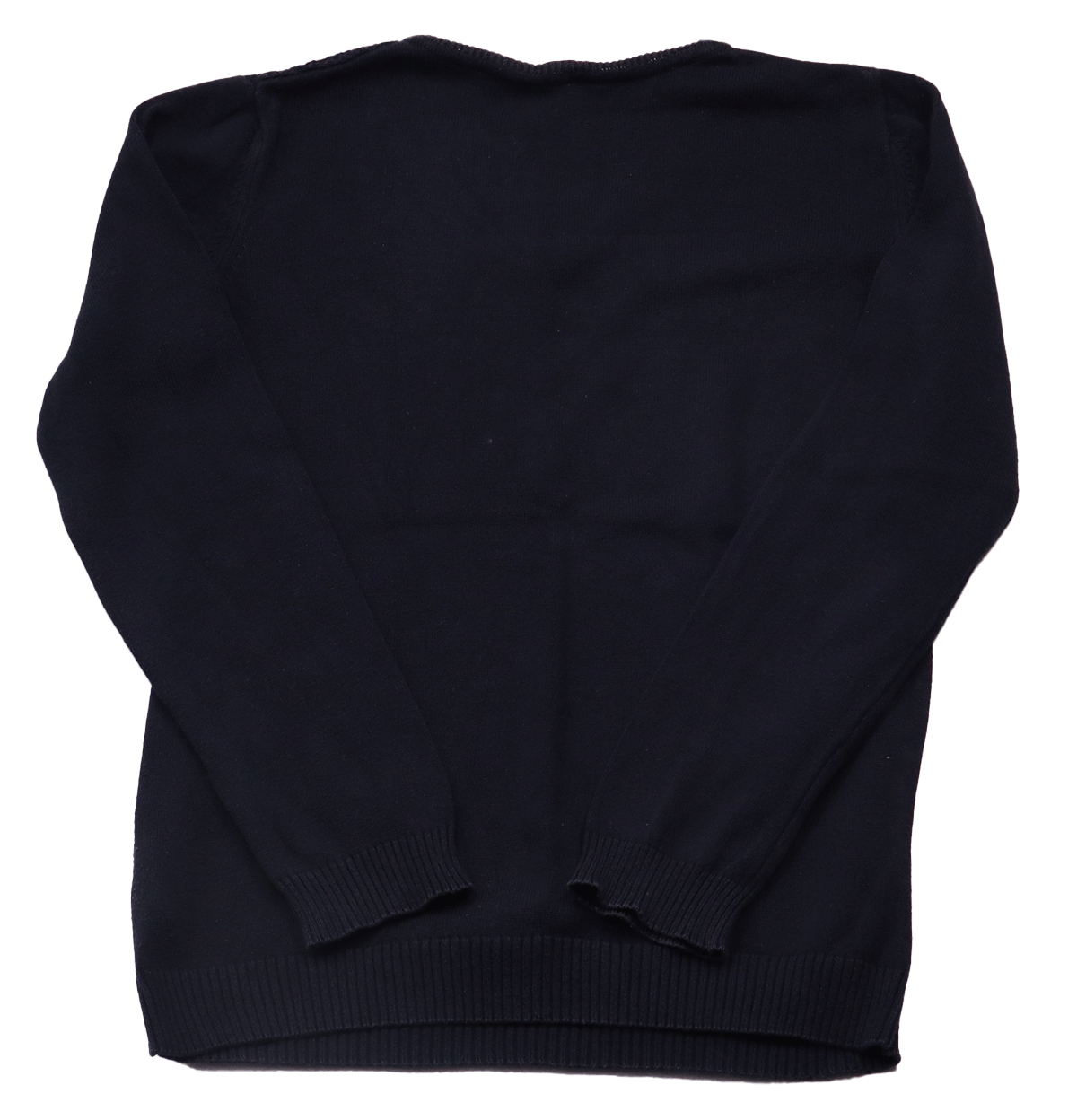 US Polo Association v-hals (achterkant) is een klassieke trui in een mooie donker blauwe kleur. Deze sweater is voor jongens in de maat 140-146.