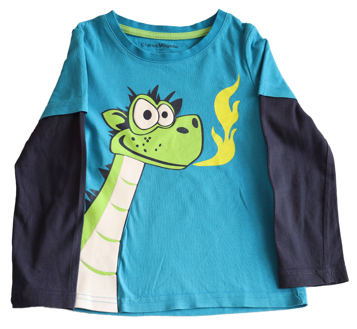 CharlesVogeleLongsleeveDraakBlauw