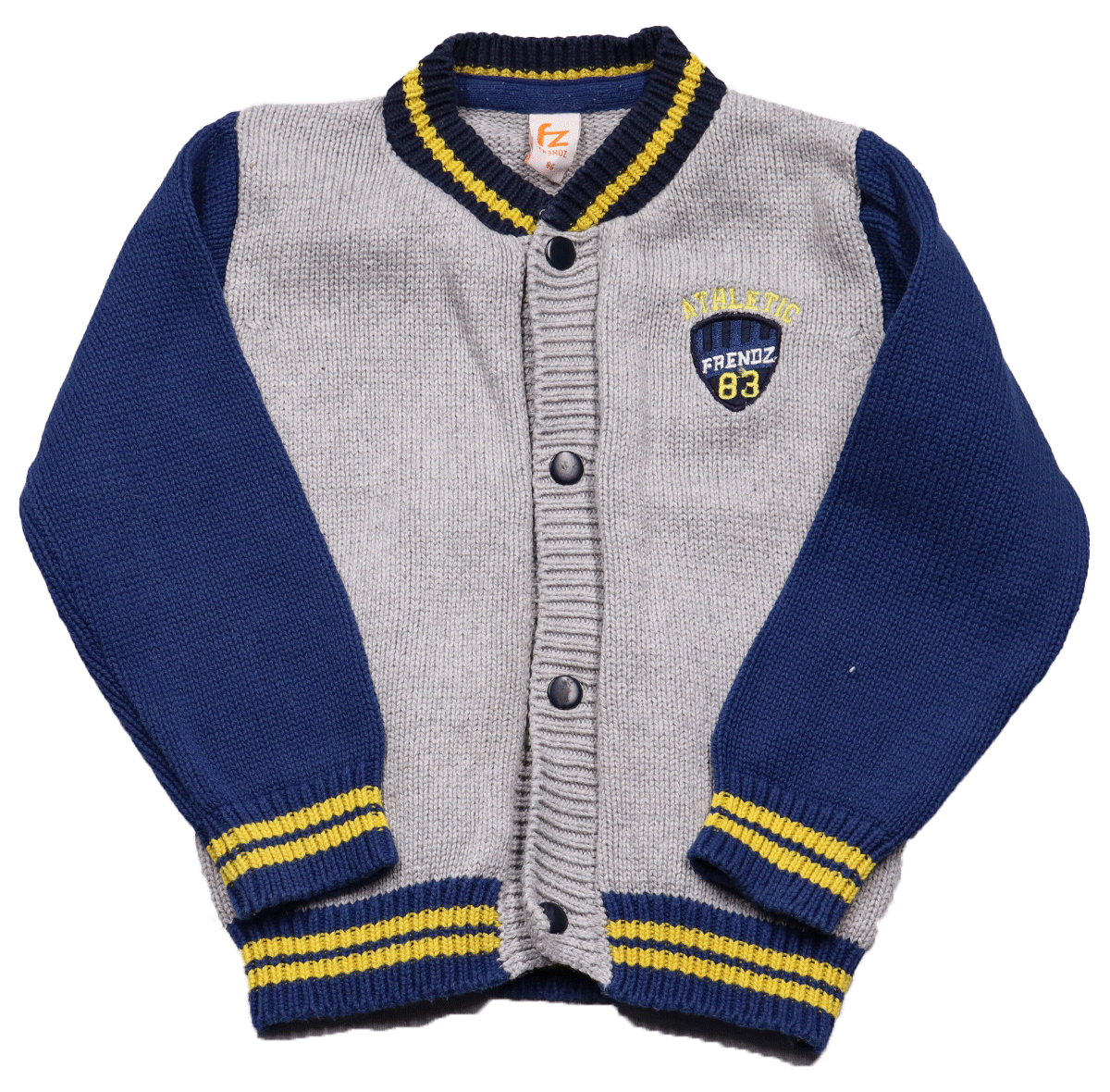 FrendzTruiMaart86BlauwGrijsGeel