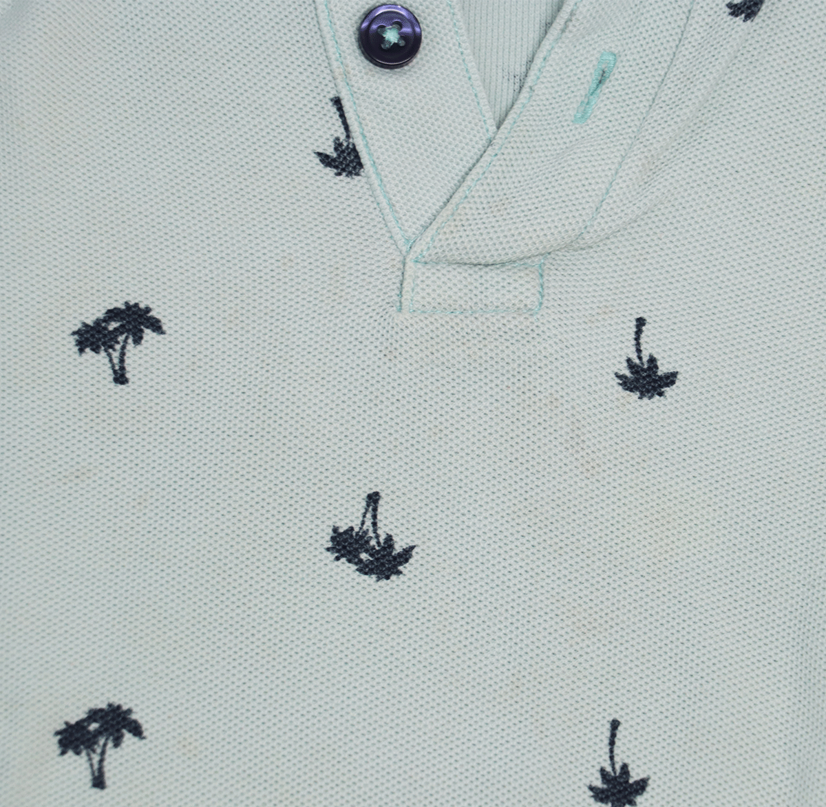 Dopoodpo polo shirt palmbomen