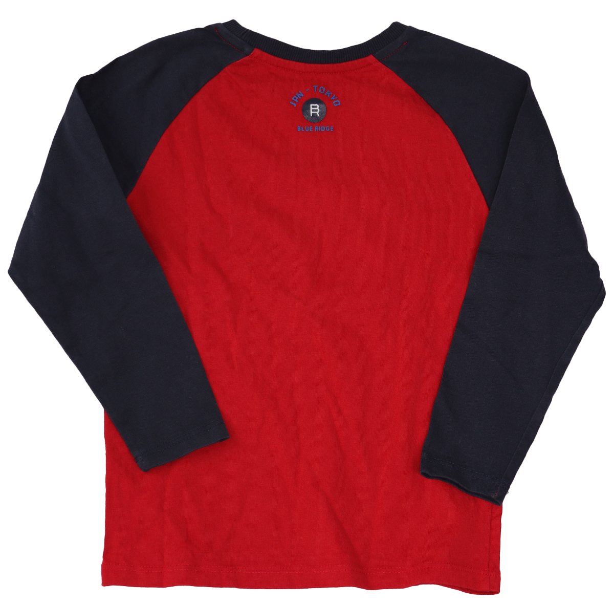 BlueRidgeLongsleeveRoodBlauwMaat98-104Achterkant