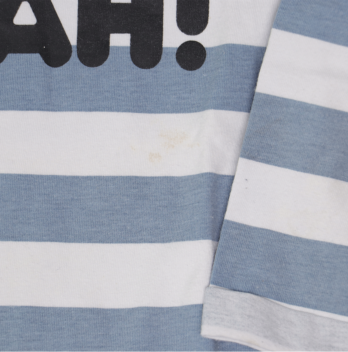 HemaLongsleeveGestreeptGrijsWitZwartGeelMaat86CloseUp