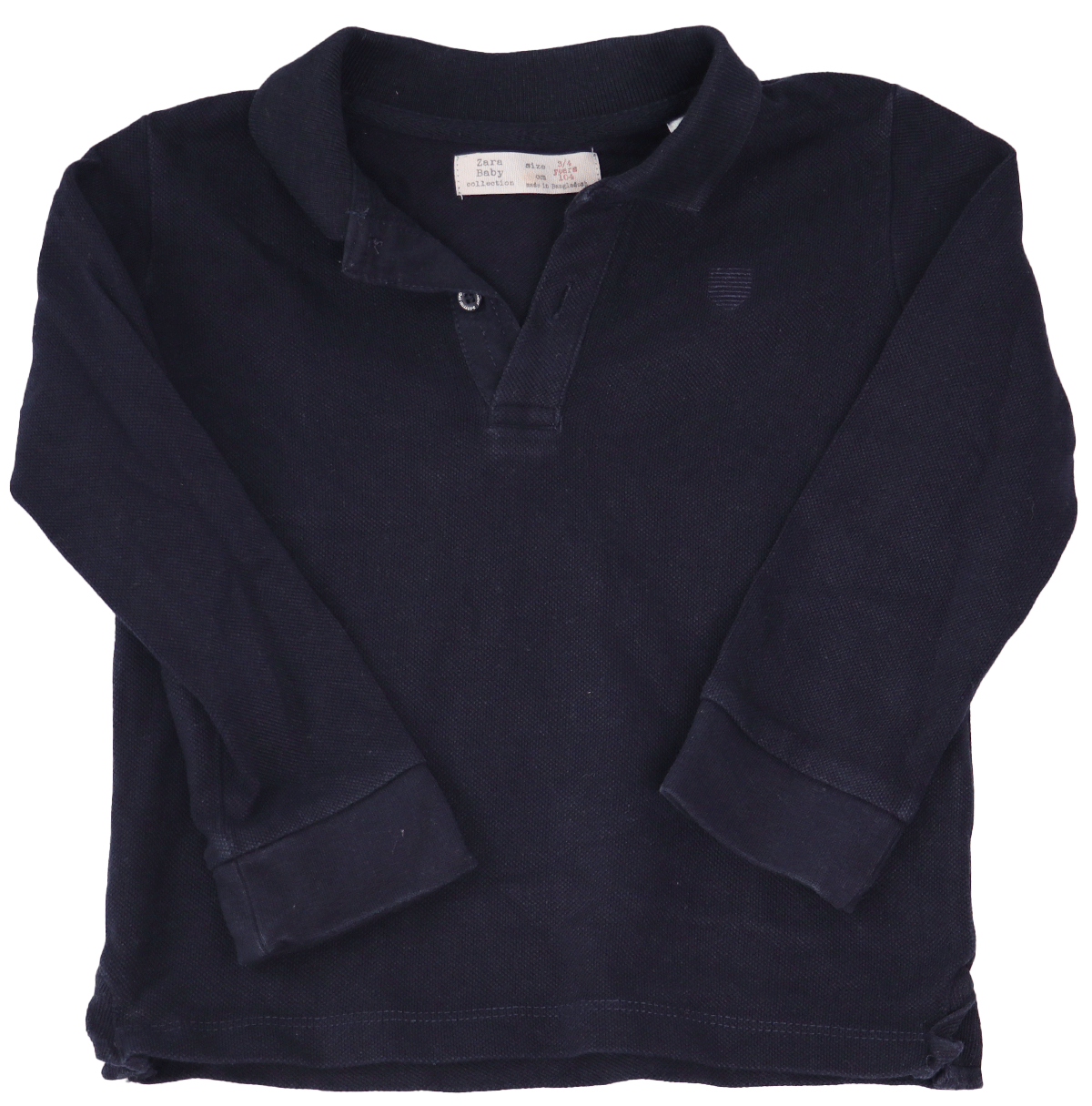 ZaraBabyLongsleevePoloNavyMaat104
