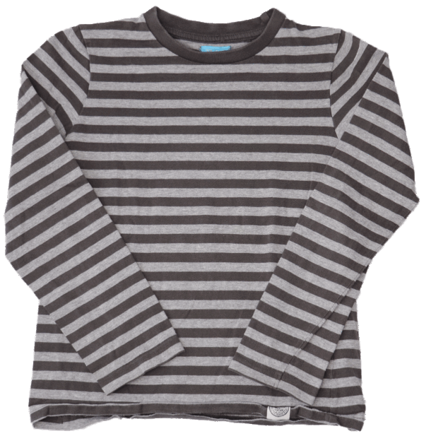 Hema longsleeve grijs gestreept
