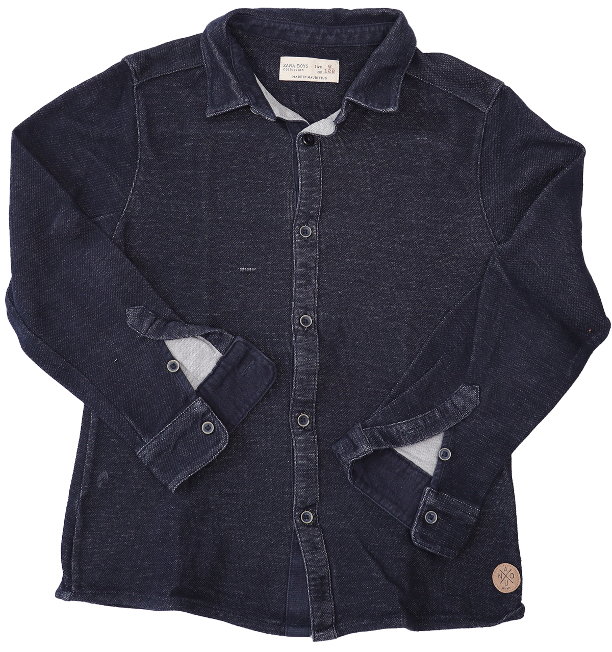 ZaraBoysOverhemdSpijkerBlauwMaat128